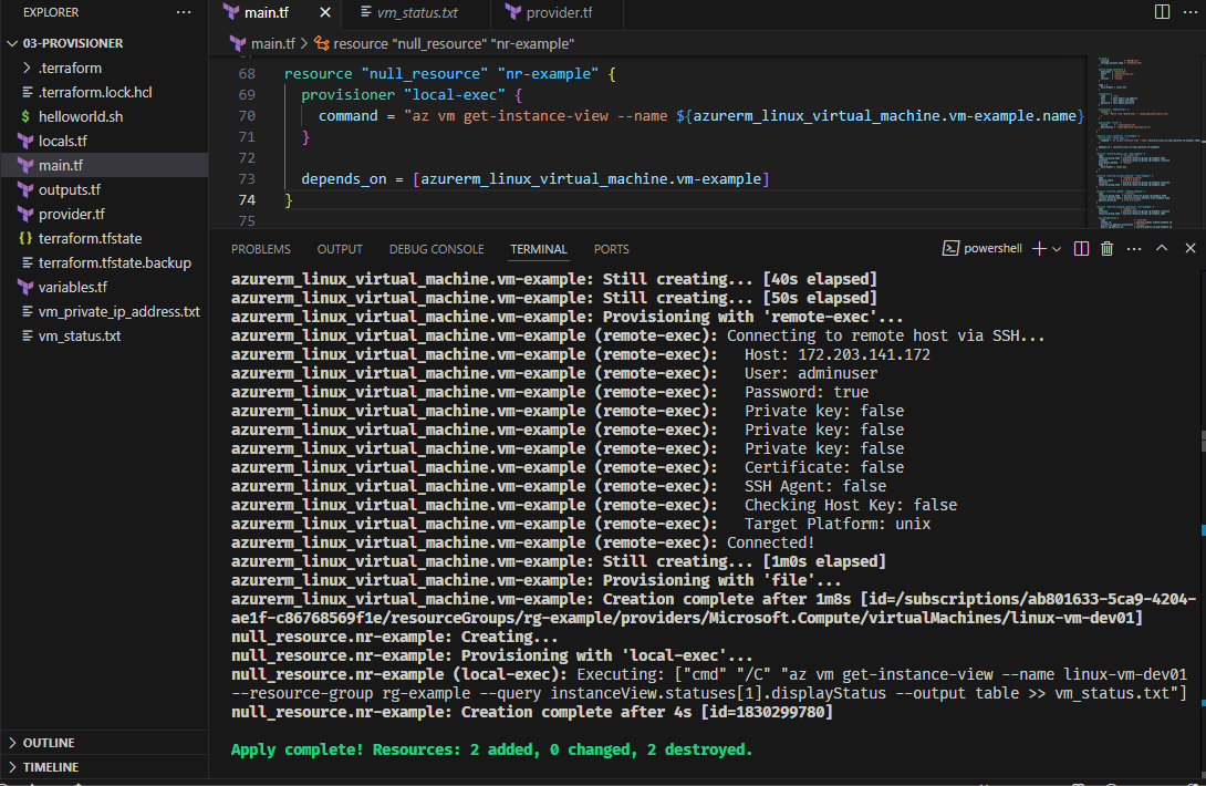 Use null_resource and terraform apply -replace.